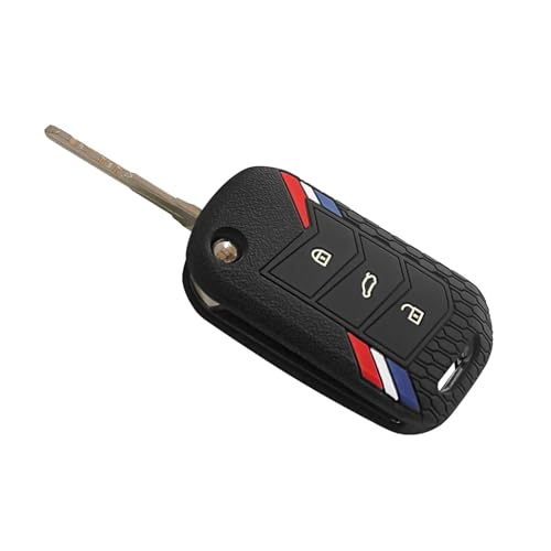 Soft Silicone Key Cover Compatible for Mahindra Thar, Bolero, Scorpio, XUV700, XUV400, XUV300, TUV300, Marazzo 3 Button flip Key