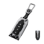 Luxury Transformer Series Soft Silicone & Metal Key Cover Compatible with Mahindra XUV 7XO | BE 6 | XEV 9E | XEV 9S | BE 6 Formula E Edition | BE 6 FE 6Button Smart Key.