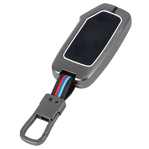 Zinc Alloy Metal Key Cover Compatible for Kia Seltos, Sonet 2023 Facelift 4 Button Smart Key