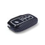 Carbon Fiber Car Key Fobs Silicone Compatible for Toyota Fortuner | Fortuner Legender, Inova 3 Button Smart Key
