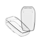 Clear TPU Key Cover and Keychain Compatible for Toyota Fortuner | Hilux | Innova Crysta | Fortuner Legender | Innova HyCross | Land Cruiser Smart Key