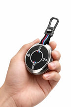 ­­™ Silicone & Metal Car Key Cover Compatible for Tata Harrier EV smart Key.