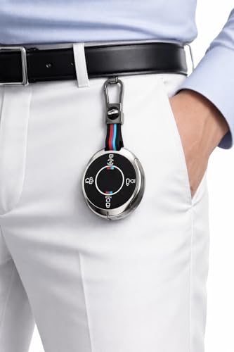 ­­™ Luxury Transformer Series Soft Silicone & Metal Key Cover Compatible with Tata Harrier EV smart Key.