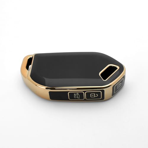 Soft TPU Keycover for Kia Syros, ev6,ev9, 4 Button Smart Key.