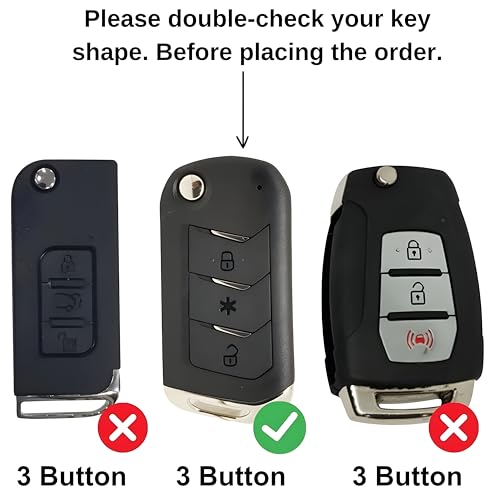 Metal Alloy Key Cover & Microfiber Cloth Leather TPU Keycover Compatible for Mahindra Scorpio,XUV 300 Marazzo ,XUV 700m,XUV 400 EV | Bolerom,Thar | TUV 3 Button Flip Key