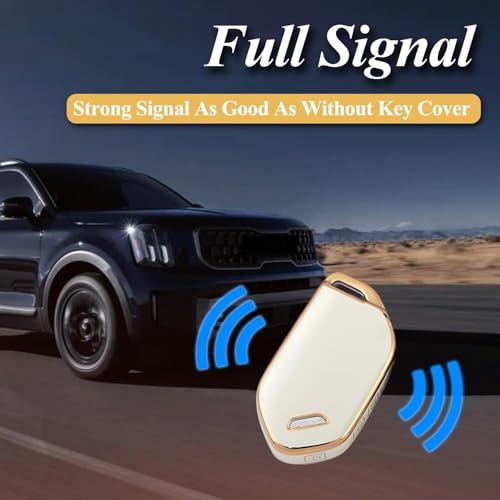 Soft TPU Keycover for Kia Syros, ev6,ev9, 4 Button Smart Key.