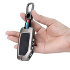 Zinc Alloy Metal Key Cover Compatible for Kia Seltos, Sonet 2023 Facelift 4 Button Smart Key