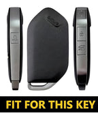 Leather Key Cover Compatible for Kia Syros, EV6, EV9 Smart Key