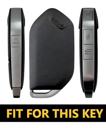 Leather Key Cover Compatible for Kia Syros, EV6, EV9 Smart Key