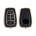 TPU Car Key Cover for Nexon | Nexon EV | Harrier | Safari | Altroz | Tigor | EV | Punch | Tiago | Tiago EV Electric 4 Button Smart Key Cover