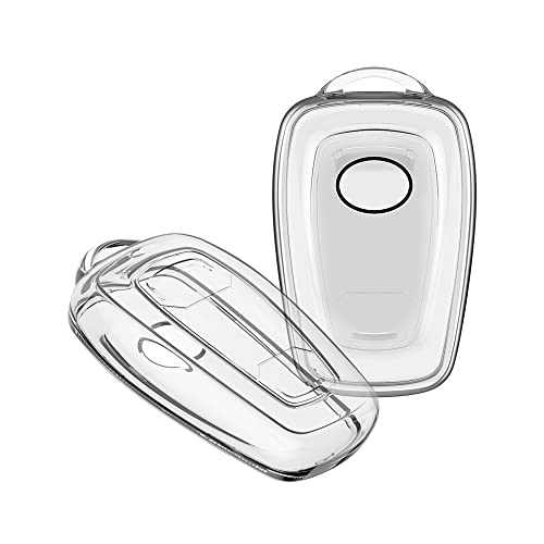 Clear TPU Key Cover Compatible for Tata Nexon, Altroz, Harrier, Tigor Bs6, Safari Gold, Punch, Tigor Ev, Safari 2021 4 Button Smart Key