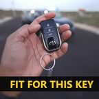 New Metal Keycover Compatible for Toyota Fortuner | Hilux | Innova Crysta | Fortuner Legender | Innova HyCross | Land Cruiser Smart Key