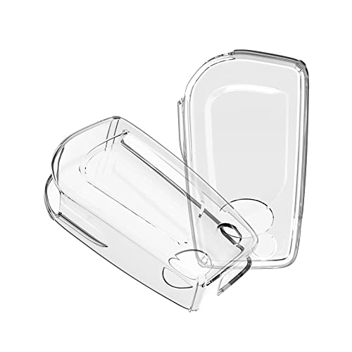 Clear TPU Key Cover Compatible with Toyota Innova Crysta and Corolla Altis Flip Key