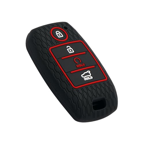Silicone Key Cover for Sonet, Seltos 2020, Carens 4 Button Smart Key