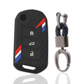 Key Cover Compatible for Mahindra Thar, Bolero, Scorpio, XUV700, XUV400, XUV300, TUV300, Marazzo 3 Button flip Key