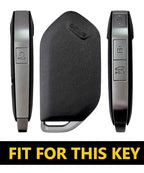 Soft Clear TPU Keycover for Kia Syros, ev6,ev9, 4 Button Smart Key.