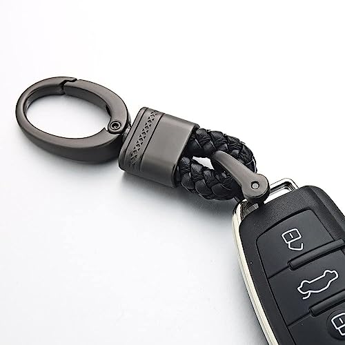 Leather TPU Key Cover Compatible with Kia Seltos 2023 Facelift HTX | Carens X Line | Sonet Facelift 4 Button Smart Key