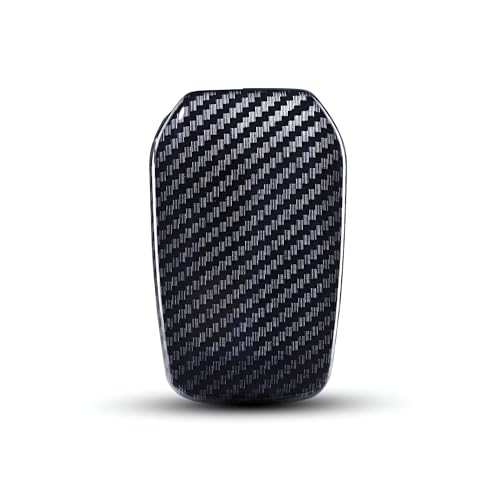 Carbon Fiber Car Key Fobs Silicone Compatible for Toyota Fortuner | Fortuner Legender, Inova 3 Button Smart Key