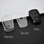 Clear TPU Key Cover Compatible for Tata Nexon, Altroz, Harrier, Tigor Bs6, Safari Gold, Punch, Tigor Ev, Safari 2021 4 Button Smart Key