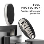 Premium Soft TPU Leather Pattern Key Cover for Maruti Suzuki 3 Button Baleno Ciaz Vitara Brezza S Cross Swift Ignis Smart Key