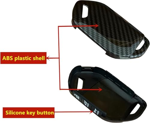 ABS Key Cover with Silicone Comptibale for Kia Syros, EV6, EV9, 3/4 Button Smart