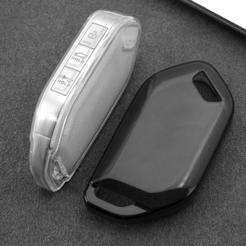 Soft Clear TPU Keycover for Kia Syros, ev6,ev9, 4 Button Smart Key.