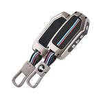 Zinc Alloy Metal Key Cover Compatible for Kia Seltos, Sonet 2023 Facelift 4 Button Smart Key