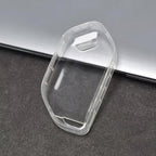 Soft Clear TPU Keycover for Kia Syros, ev6,ev9, 4 Button Smart Key.(Gold)