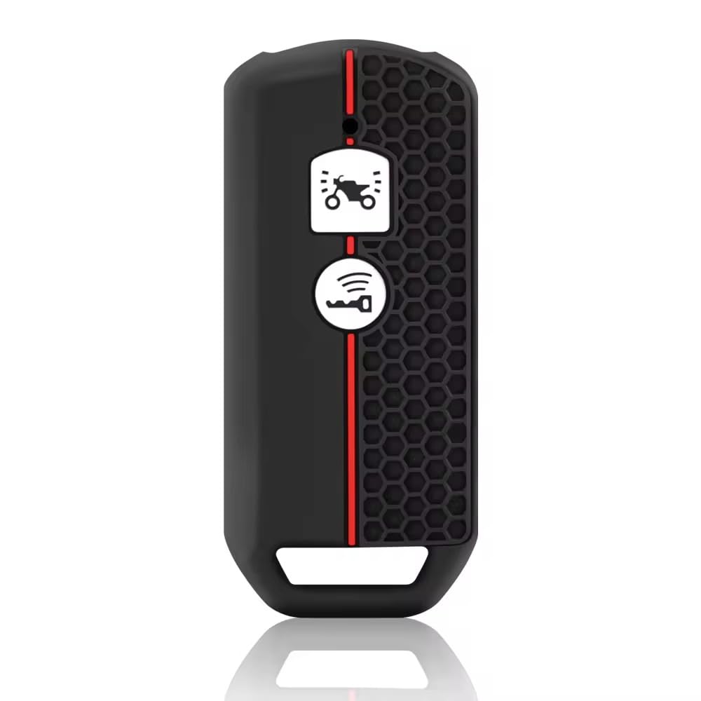 Silicone Cover Compatible for Hnda Activa Honeycomb Design, Heavy-Duty Protection for Activa Scooter 2 Button Smart Key