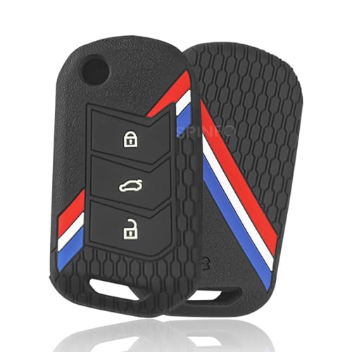 Key Cover Compatible for Mahindra Thar, Bolero, Scorpio, XUV700, XUV400, XUV300, TUV300, Marazzo 3 Button flip Key