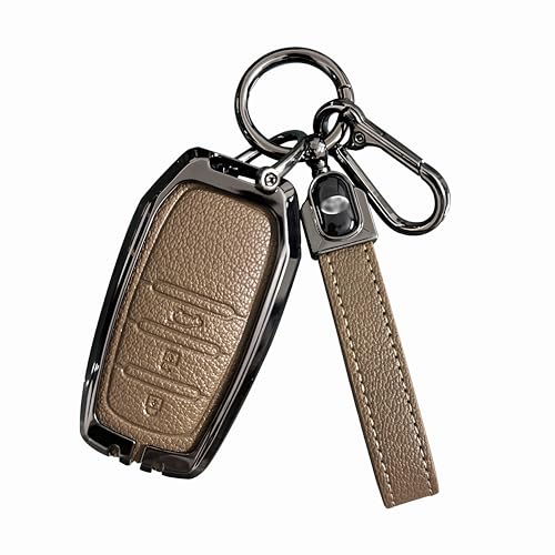 New Metal Keycover Compatible for Toyota Fortuner | Hilux | Innova Crysta | Fortuner Legender | Innova HyCross | Land Cruiser Smart Key