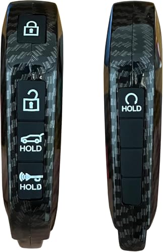 ABS Key Cover with Silicone Comptibale for Kia Syros, EV6, EV9, 3/4 Button Smart