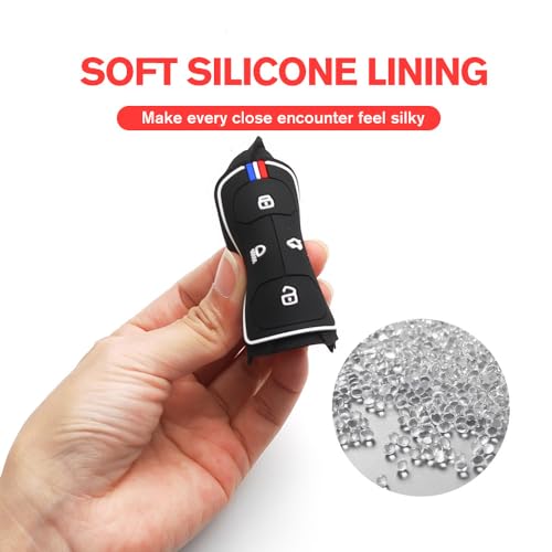Zinc Metal Key Cover Compatible with Tata Nexon | Harrier | Safari | Altroz | Tigor | EV | Punch | Tiago EV Electric 4 Button Smart Key