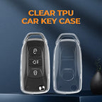TPU Key Cover Compatible for Tata Nexon, Harrier, Altroz, Punch, Zest, Bolt, Tigor, Zica, Tiago, Safari Storme, Hexa 3 Button Flip Key
