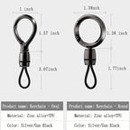 Silicone Key Cover and Keychain Compatible for Toyota Fortuner | Hilux | Innova Crysta | Fortuner Legender | Innova HyCross | Land Cruiser Smart Key