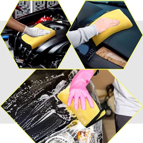Leather TPU Key Cover and Car Cleaning Towel Compatible with Kia Seltos 2023 Facelift HTX | Carens X Line | Sonet Facelift 4 Button Smart Key