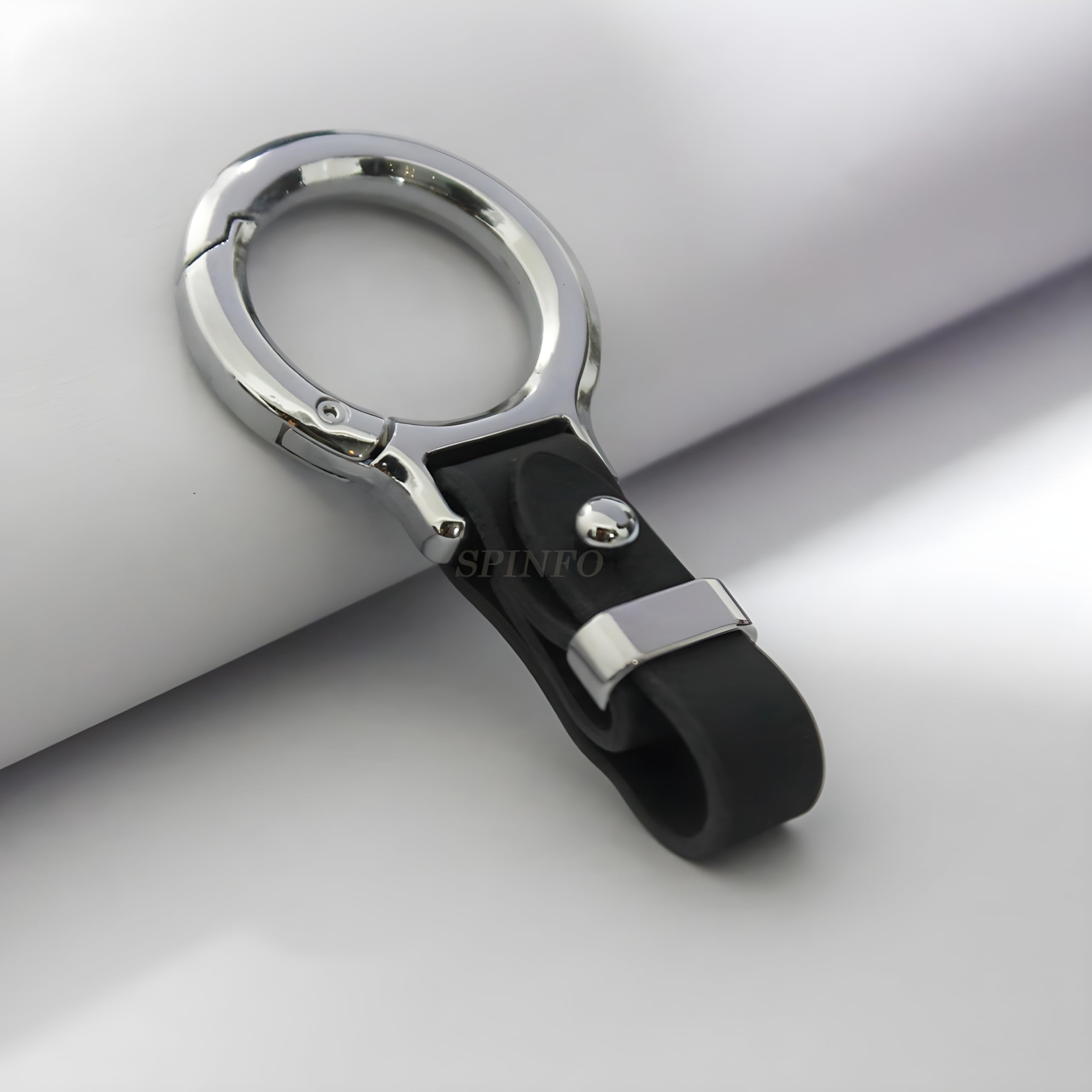 Leather Key Cover and Keychain Compatible for Tata Curvv, Nexon, Harrier, Safari, Punch, Altroz, Tiago, Tigor 3 Button flip Key