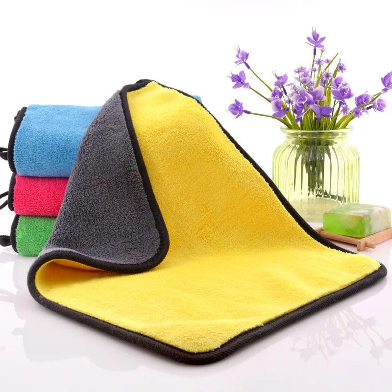 Leather TPU Key Cover and Car Cleaning Towel Compatible with Kia Seltos 2023 Facelift HTX | Carens X Line | Sonet Facelift 4 Button Smart Key